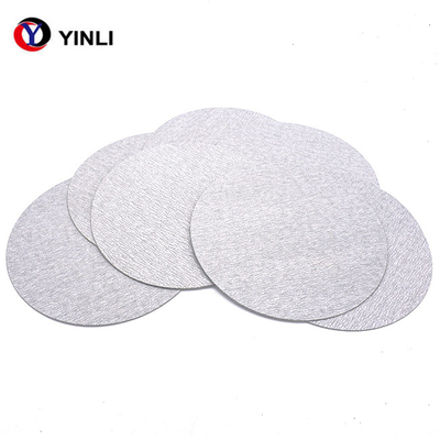 White Multi Function Aluminum Sanding Disc 5 Inch 8 Hole Sanding Discs
