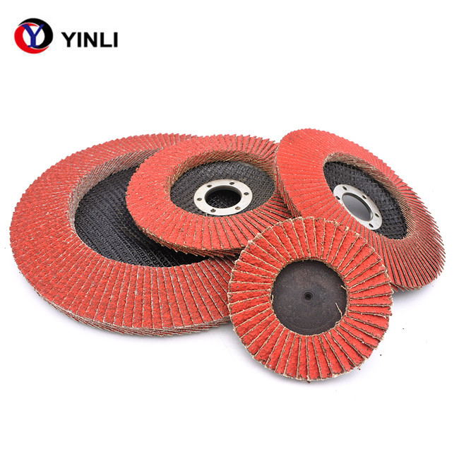 60 Grit Ceramic Flap Disc 115x 22mm For Stainless Steel Grinding