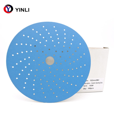 Papier 1000 de ponçage de corps automatique de Grit Automotive Sandpaper Multi Holes d'oxyde de zirconium